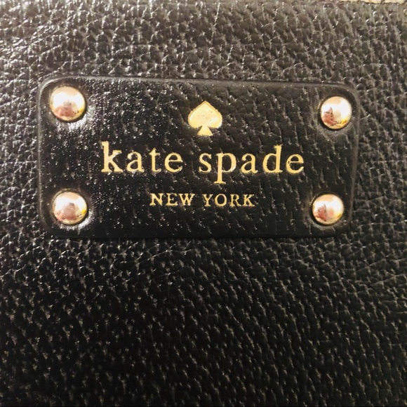 Authentic Kate Spade Bag Black Leather Bag - Picture 4 of 8